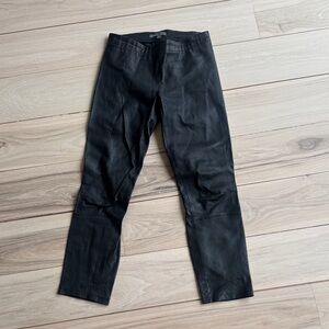 Black Leather Pants